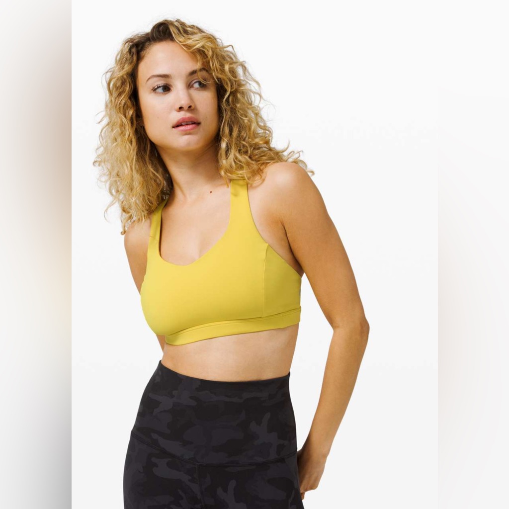 Lululemon Free To Be Serene Bra *Light Support, Size 8 C/D Peloton Colab 91
